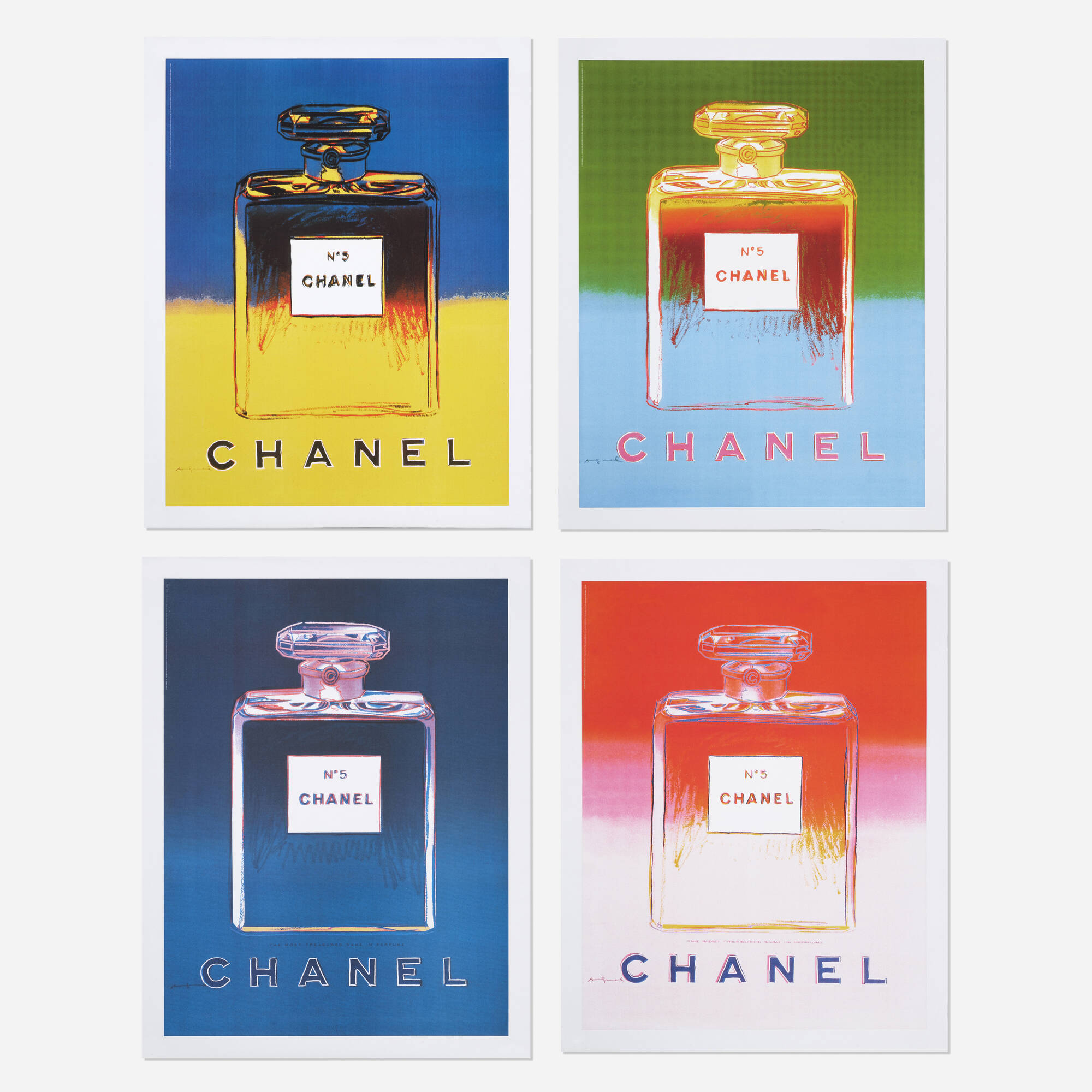 Sold at Auction: 5 CHANEL NO. 5 BOTTLES
