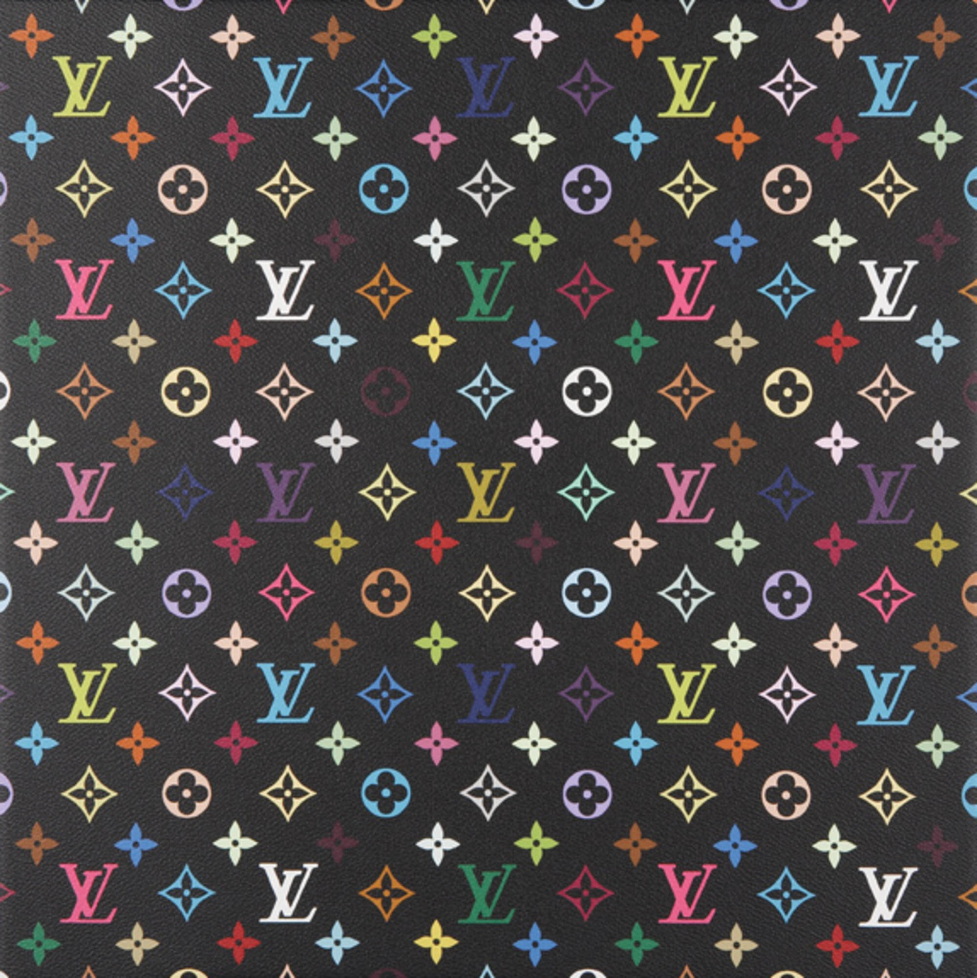 Takashi Murakami, Louis Vuitton Monogram Multicolore - Black (2007)