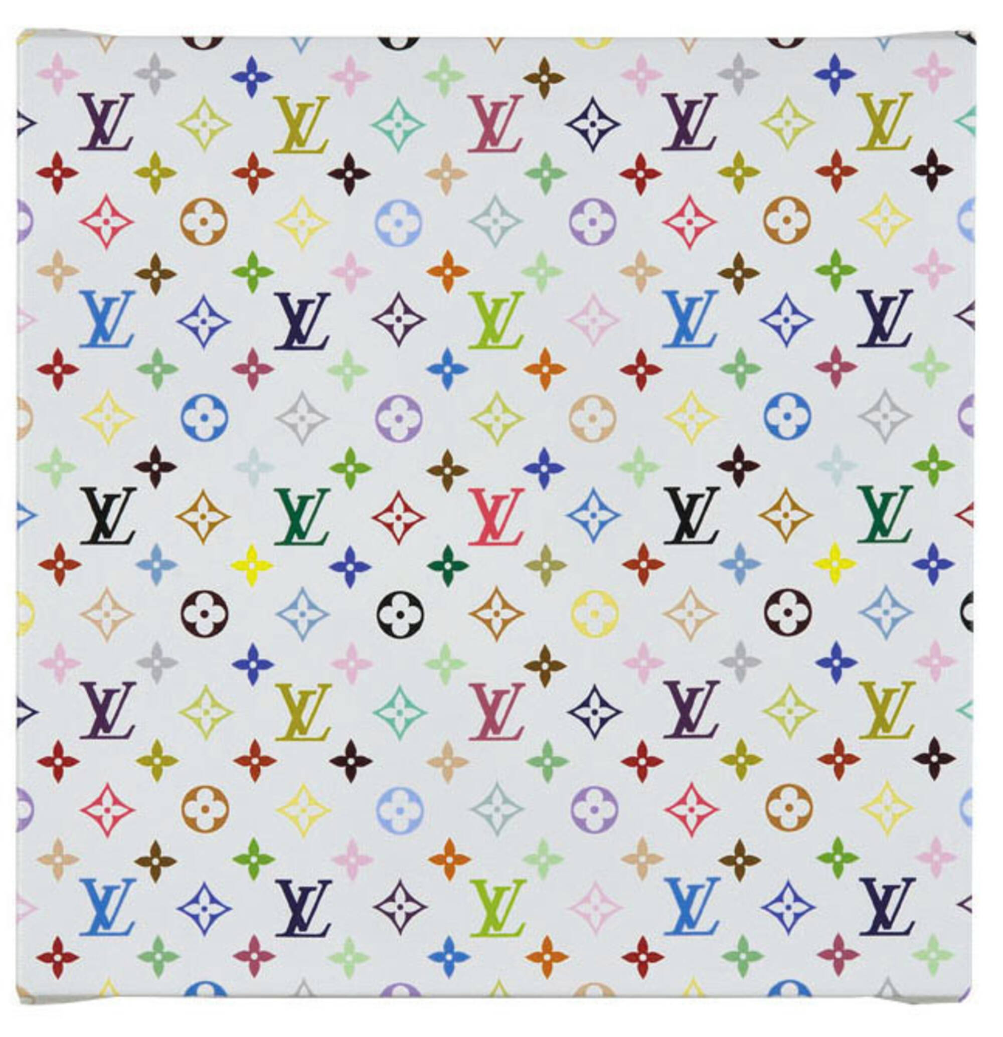 Takashi Murakami, Louis Vuitton | SUPERFLAT Colorful Monogram (White)  (2003) | Available for Sale | Artsy