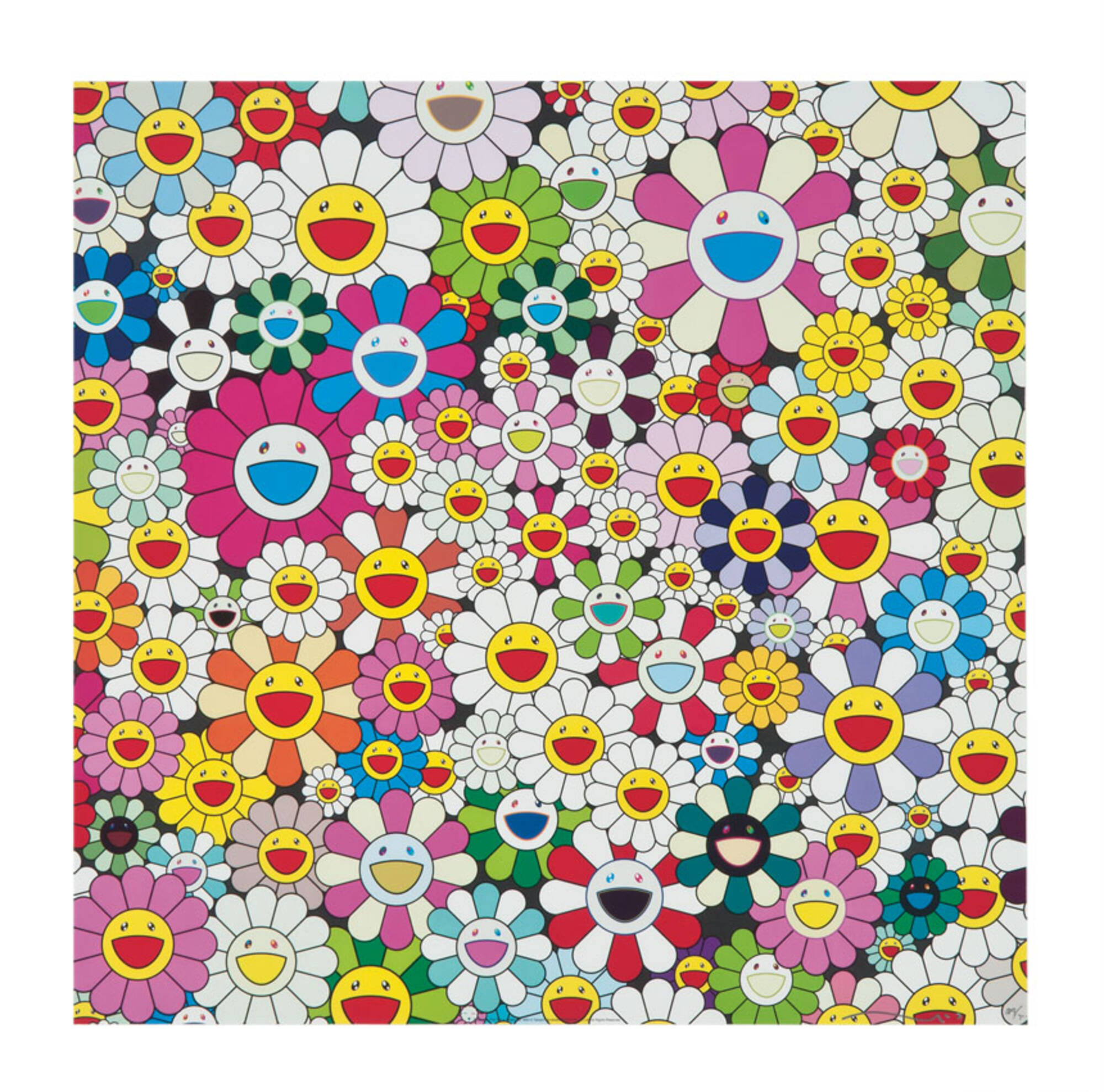 861: TAKASHI MURAKAMI, And Then (Ichimatsu pattern) < Post War +  Contemporary Art, 10 December 2009 < Auctions